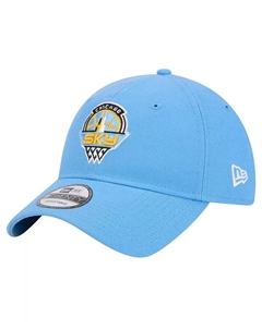 Мужская и женская регулируемая бейсболка Chicago Sky Core Logo 9TWENTY небесно-голубого цвета New era