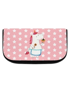 Косметичка Mr & Mrs Panda Einhorn Küche ohne Spruch, цвет rot pastell Mr. & mrs. panda