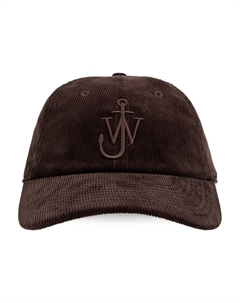 Вельветовая бейсболка с логотипом Anchor, коричневый Jw anderson