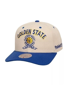 Мужская кепка Snapback кремового цвета/Royal Golden State Warriors 7x NBA Champions Soul Legacy Defined, белый Mitchell and ness