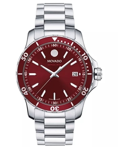 Мужские часы Series 800 со швейцарским кварцевым механизмом, корпус из нержавеющей стали, 40 мм Movado