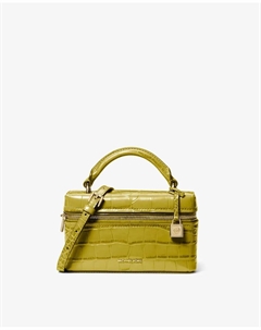 Женская сумка через плечо Jana небольшого размера из кожи с тиснением под крокодила кожа, фисташковый Michael michael kors