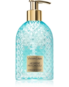 Кремовое мыло для рук с ароматом жасмина и пачули Gemstone, 300 мл Vivian gray