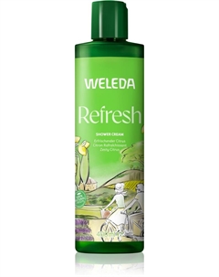 Освежающий крем для душа Refresh с освежающим эффектом, citrus 400 мл Weleda