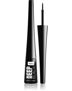 Подводка для глаз, насыщенный черный цвет, жидкая подводка для глаз, 4 гр Wibo