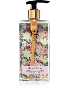 Сенсационное чувственное кремовое мыло с жасмином, 350 мл Vivian gray