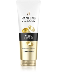 Кондиционер Pro-V Active Nutri Plex Thick&Strong для слабых и поврежденных волос, 275 мл Pantene