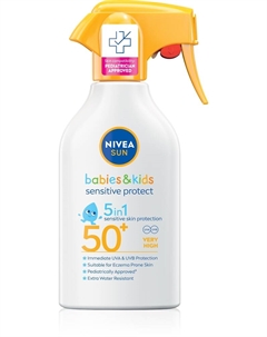 Солнцезащитный спрей Sun Babies & Kids для детей SPF 50+, 270 мл Nivea