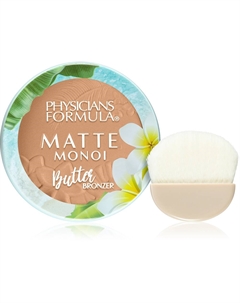 Компактная бронзирующая пудра Butter Matte Monoi, atspalvis matte sunkissed 9 гр Physicians formula
