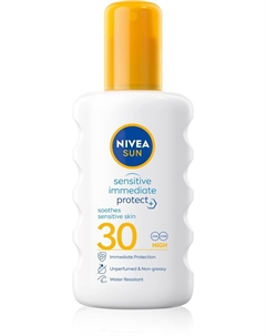 Солнцезащитный спрей для чувствительной кожи с защитой от солнца SPF 30, 200 мл Nivea
