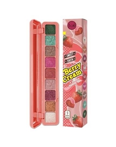 Палетка теней Sweet Tooth 9 Shadow Palette - Berry Cream J. cat beauty