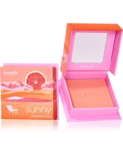 Пудровые румяна Sunny Wanderful World, atspalvis warm coral 6 гр Benefit