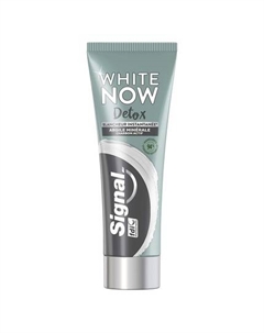 Зубная паста White Now Whitening Detox with Clay & Activated Charcoal 75ml Сигнал