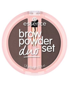 Пудра для бровей Brow Powder Duo Set 03 Dark 1.8g Essence