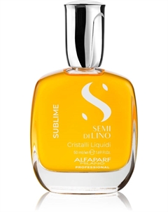 Увлажняющее масло Semi di lino sublime cristalli для блеска и мягкости волос, 50 мл Alfaparf milano