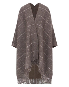 Двустороннее кашемировое пончо Brunello cucinelli