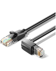 Патч-корд UTP 2м Vention (IBVBH) категория 6 черный угловой вверх