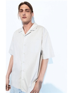 Рубашка хлопковая прямая с коротким рукавом Befree