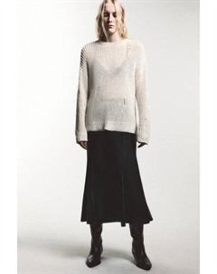 Юбка-годе миди из искусственной кожи Befree