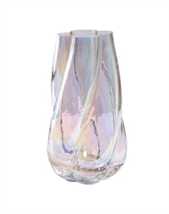Ваза ВЕЩИЦЫ 18см стекло прозрачный перламутр Нет марки