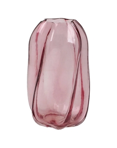 Ваза ВЕЩИЦЫ 22см стекло серо-розовый Нет марки