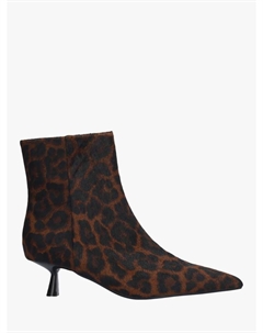 Ботильоны из кожи с леопардовым принтом Bibi lou
