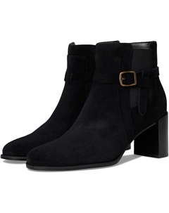 Ботинки Women's Vivette Zip Short Boots, Black Suede Vionic