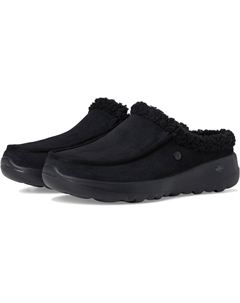 Тапочки Women's On-the-go Joy Suede Moc Toe Slipper, Black/Black Skechers