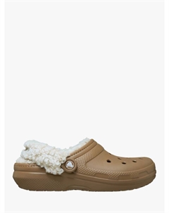 Классические тапочки с флисовой подкладкой, Light Brown Crocs