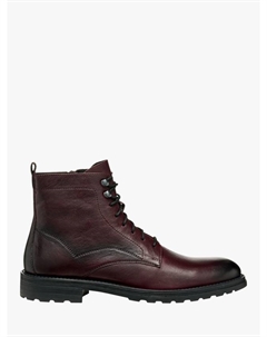 Кожаные ботинки Redclif на шнуровке, Wine Geox