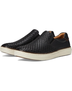 Кроссовки Men's Mcguffey 2 Woven Slip-On, Black Woven Full Grain Johnston & murphy