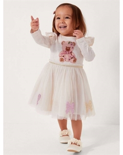 Платье Baby Bear из тюля с диско-эффектом, Ivory Monsoon