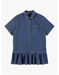 Детское платье Celise с пуговицами из денима, Blue Vintage Molo