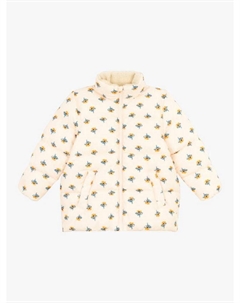 Детская куртка-пуховик с раскладным капюшоном, White/Multi Petit bateau