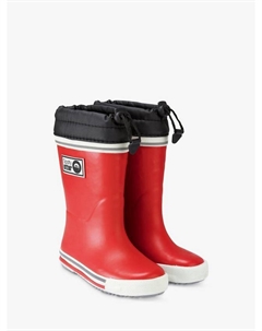 Детские резиновые сапоги Forest Leader с флисовой подкладкой, Red Spotty otter