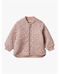 Утепленная стеганая куртка Baby Loui, Pink Wheat