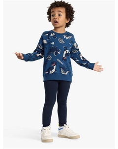 Детские прочные леггинсы из хлопкового материала, Blue Lindex