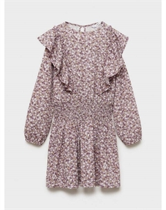 Детское платье Capri Flora с рюшами, Light Pastel Purple Mango