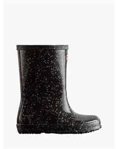 Детские классические гигантские блестящие сапоги Wellington, Black Hunter