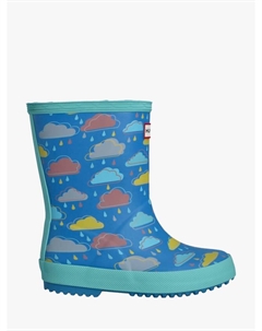 Детские классические резиновые сапоги Rain Cloud, Blue/Multi Hunter
