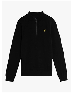 Детская хлопковая кофта с молнией на четверть, Black Lyle & scott