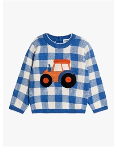 Детский свитер с трактором из шерстяной смеси, Blue/Multi Jojo maman bébé