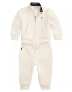 Комплект детской куртки и джоггеров, белый Polo ralph lauren