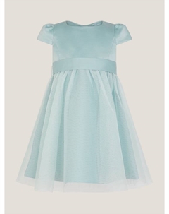 Детское платье для особых случаев из сатиновой тюли, Sage Monsoon