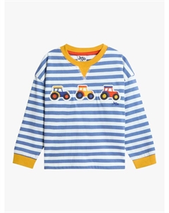 Детский топ с аппликацией трактора из хлопка, Denim Jojo maman bébé