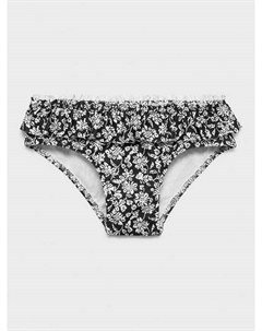 Цветочные бикини-трусики, Black Mango