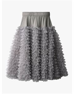 Детская юбка с рюшами из тюля Bliss, Grey Flannel Molo