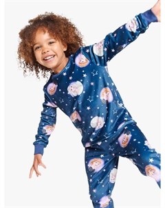 Детский пижамный комплект Disney Frozen из флиса, Blue/Multi Brand threads