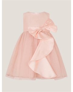Детское платье без рукавов с бантом в стиле waterfall, Pink Monsoon