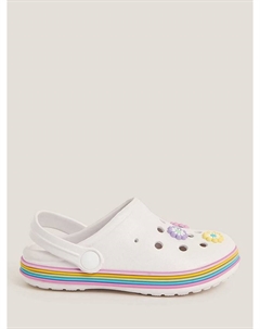 Детские клоги с цветочным принтом, Ivory Monsoon